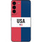 American Flag Color Block Galaxy S22 Skin